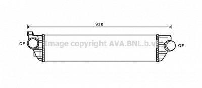 AVA QUALITY COOLING rt4498 -  Интеркулер